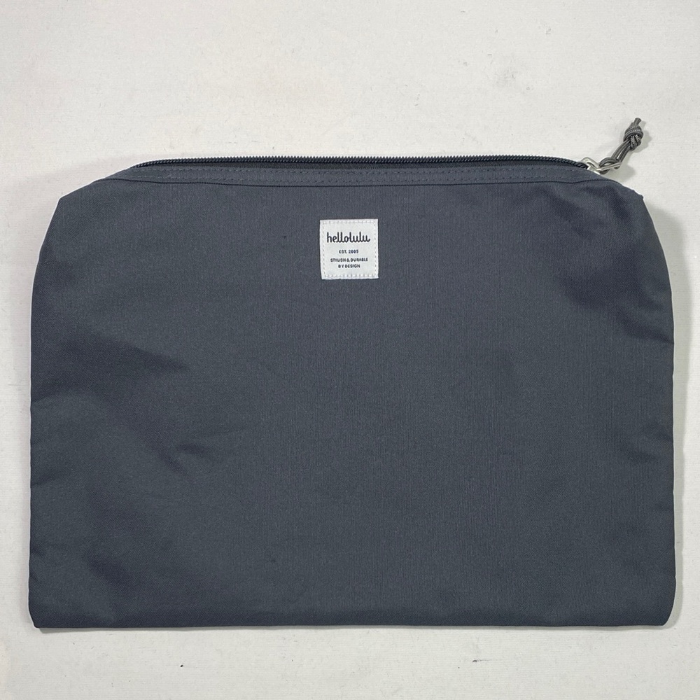Black Travel Toiletry Pouch - Sleek Organizer